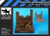 Black Dog D35014 Wall with sand bags base 1/35